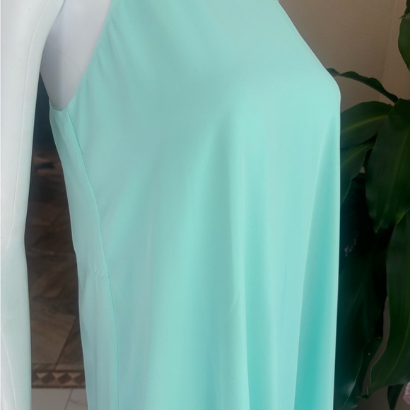 Elegant Mint Green Sleeveless Dress - Picture 9 of 9